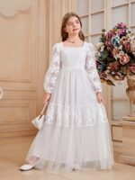 ⁦فستان حفلات طويل ومبطن⁩ - الصورة ⁦5⁩