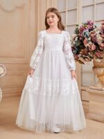 فستان حفلات طويل ومبطن