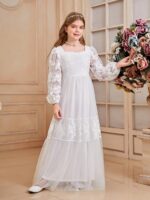 ⁦فستان حفلات طويل ومبطن⁩ - الصورة ⁦3⁩