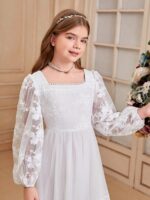 ⁦فستان حفلات طويل ومبطن⁩ - الصورة ⁦4⁩