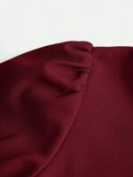 ⁦فستان بأكمام طويلة وخامة ليكرا⁩ - الصورة ⁦4⁩