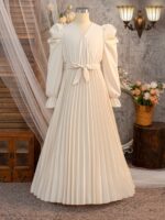 ⁦فستان ماكسي طويل بيج⁩ - الصورة ⁦8⁩