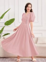 ⁦فستان بتصميم انيق وطويل⁩ - الصورة ⁦8⁩