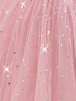 ⁦فستان حفلات بدون اكمام وردي⁩ - الصورة ⁦6⁩