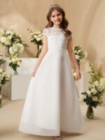 ⁦فستان انيق طويل مبطن اخضر⁩ - الصورة ⁦6⁩