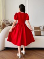 ⁦فستان كجول خامة ليكرا صيفي⁩ - الصورة ⁦2⁩