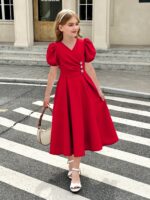 فستان كجول خامة ليكرا صيفي