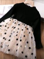 ⁦فستان الاميرات ذهبي⁩ - الصورة ⁦2⁩