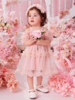 ⁦فستان حفلات طفلة بحمالات⁩ - الصورة ⁦4⁩