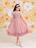 ⁦فستان الحفلات اشكال الزهور⁩ - الصورة ⁦3⁩