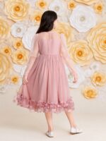 ⁦فستان الحفلات اشكال الزهور⁩ - الصورة ⁦2⁩