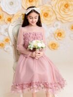 ⁦فستان الحفلات اشكال الزهور⁩ - الصورة ⁦4⁩