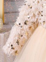 ⁦فستان حفلات شتائي مبطن⁩ - الصورة ⁦5⁩