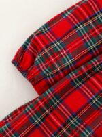 ⁦فستان شتائي طفلة لون احمر⁩ - الصورة ⁦3⁩