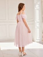 ⁦فستان وردي دزاين ورود⁩ - الصورة ⁦2⁩