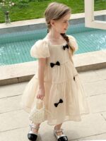 ⁦فستان كاجوال بيج للصغيرات⁩ - الصورة ⁦5⁩