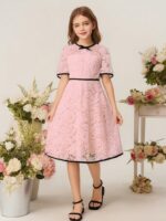 فستان إيليجانت بتطريز دانتيل