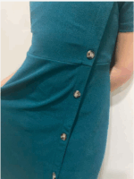 ⁦فستان اخضر كاجوال ليكرا⁩ - الصورة ⁦6⁩