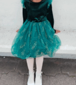 ⁦فستان حفلات شتائي اخضر⁩ - الصورة ⁦3⁩