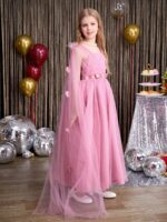 فستان حفلات وردي