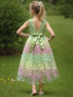 ⁦فستان زينة فراشة ملون محفور⁩ - الصورة ⁦2⁩