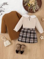 ⁦طقم اطفال شتائي 3 قطع⁩ - الصورة ⁦2⁩