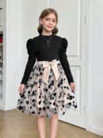 ⁦فستان دانتل و ردن طويل⁩ - الصورة ⁦4⁩