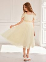 فستان اصفر دزاين ورود