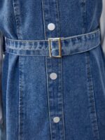 ⁦فستان جينس شتائي ردن⁩ - الصورة ⁦4⁩