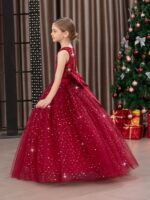 ⁦فستان حفلة من التول الاحمر⁩ - الصورة ⁦4⁩