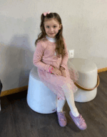 ⁦فستان يونيكورن شتائي وردي⁩ - الصورة ⁦4⁩