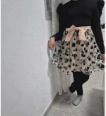 ⁦فستان دانتل و ردن طويل⁩ - الصورة ⁦5⁩