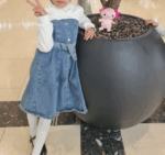 ⁦فستان جينس شتائي ردن⁩ - الصورة ⁦6⁩