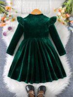 ⁦فستان قديفة اخضر⁩ - الصورة ⁦3⁩