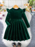 ⁦فستان قديفة اخضر⁩ - الصورة ⁦2⁩