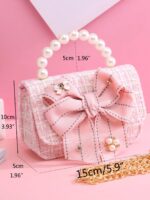 ⁦حقيبة كتف أنيقة مزينة بفيونكة⁩ - الصورة ⁦3⁩