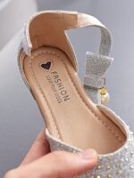 ⁦حذاء كعب فضي⁩ - الصورة ⁦5⁩