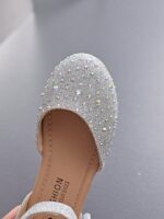 ⁦حذاء كعب فضي⁩ - الصورة ⁦6⁩