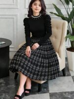 فستان اكمام طويلة