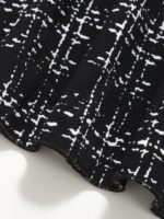 ⁦فستان أنيق طويل الأكمام اسود⁩ - الصورة ⁦4⁩